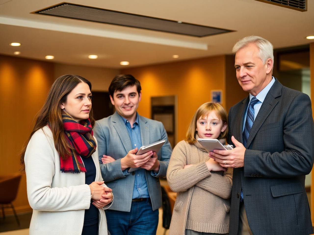 German interpreter in a professional European office